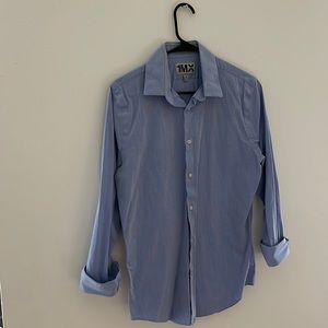 Express Men’s Long Sleeve Button Down - Size M - Light Blue